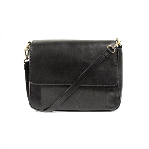 LEXIE CONVERTIBLE SHOULDER BAG - BLACK