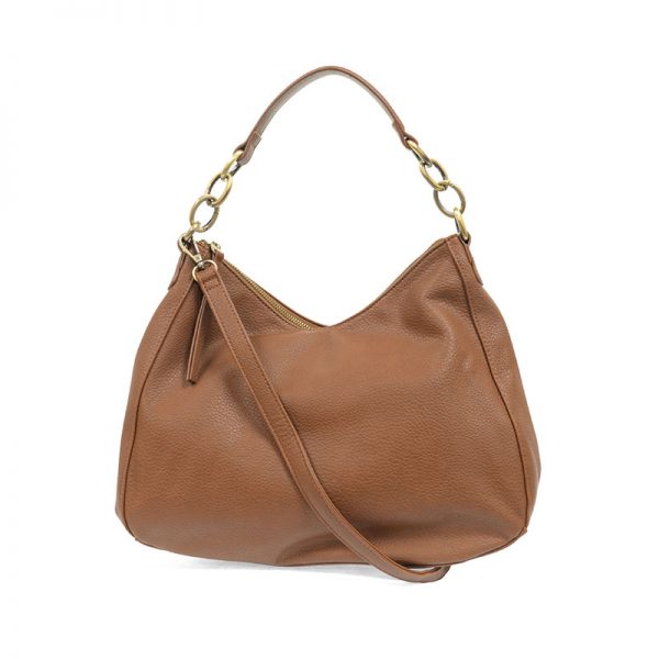 SHANAE CHAIN HANDLE CONVERTIBLE BAG - HARVEST BROWN