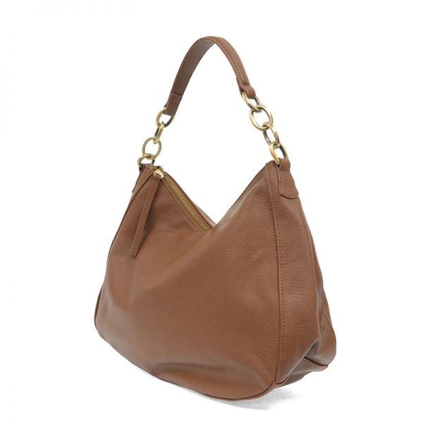 SHANAE CHAIN HANDLE CONVERTIBLE BAG - HARVEST BROWN