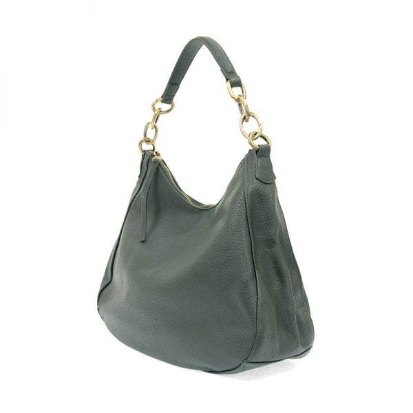 SHANAE CHAIN HANDLE CONVERTIBLE BAG - GREEN OPAL