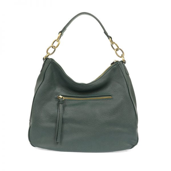 SHANAE CHAIN HANDLE CONVERTIBLE BAG - GREEN OPAL