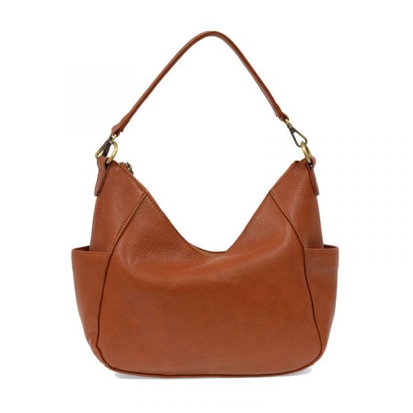 TRISH CONVERTIBLE HOBO BAG - BOURBON