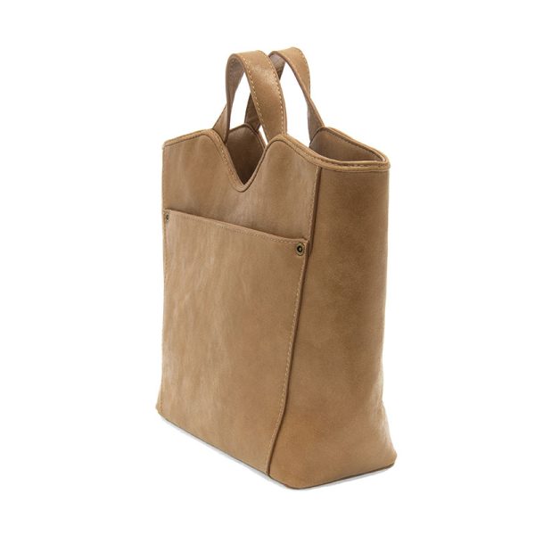 LIZ MEDIUM TOTE BAG - TAN