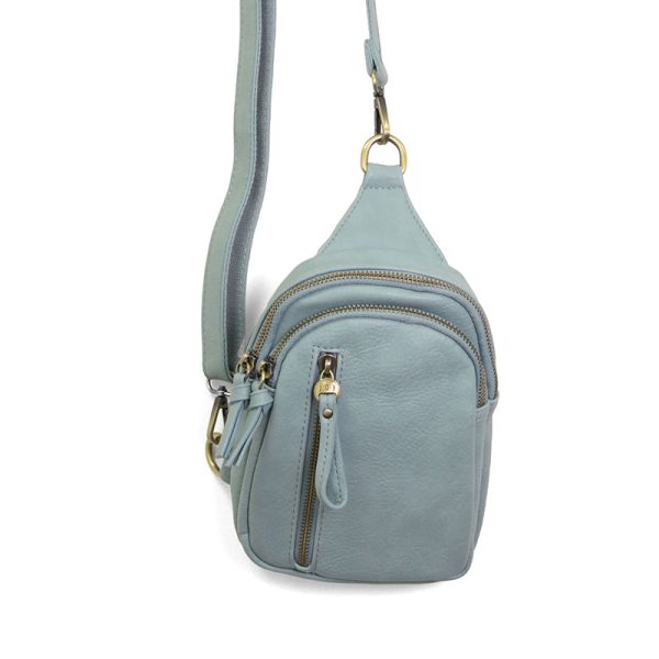 SKYLER SLING BAG - LIGHT DENIM