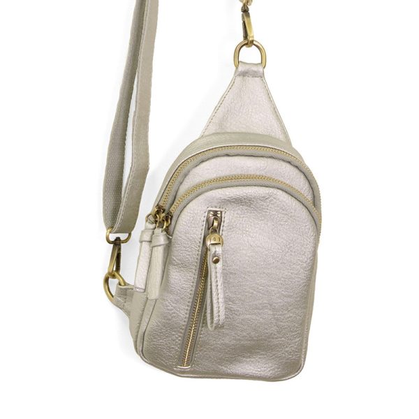 SKYLER SLING BAG - SILVER