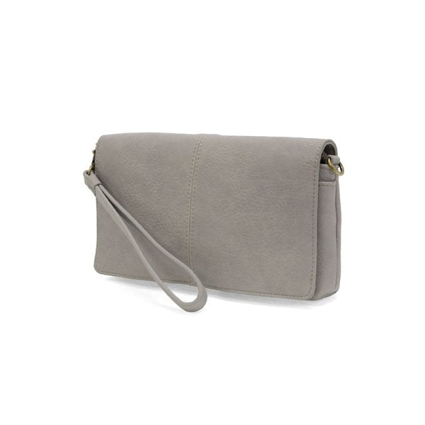 EVERLY ORGANIZER FLAP CROSSBODY - LIGHT GREY