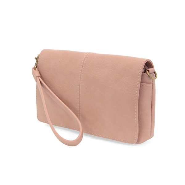 EVERLY ORGANIZER FLAP CROSSBODY - BLUSH