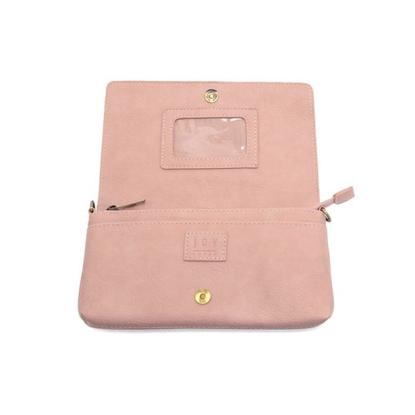 EVERLY ORGANIZER FLAP CROSSBODY - BLUSH