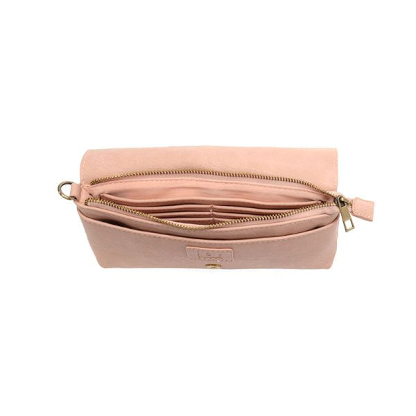 EVERLY ORGANIZER FLAP CROSSBODY - BLUSH