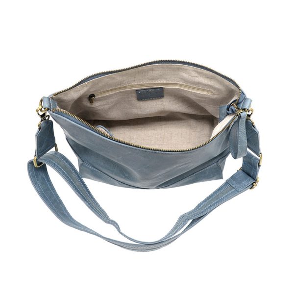 LEEN SEAMED CROSSBODY - CHAMBRAY