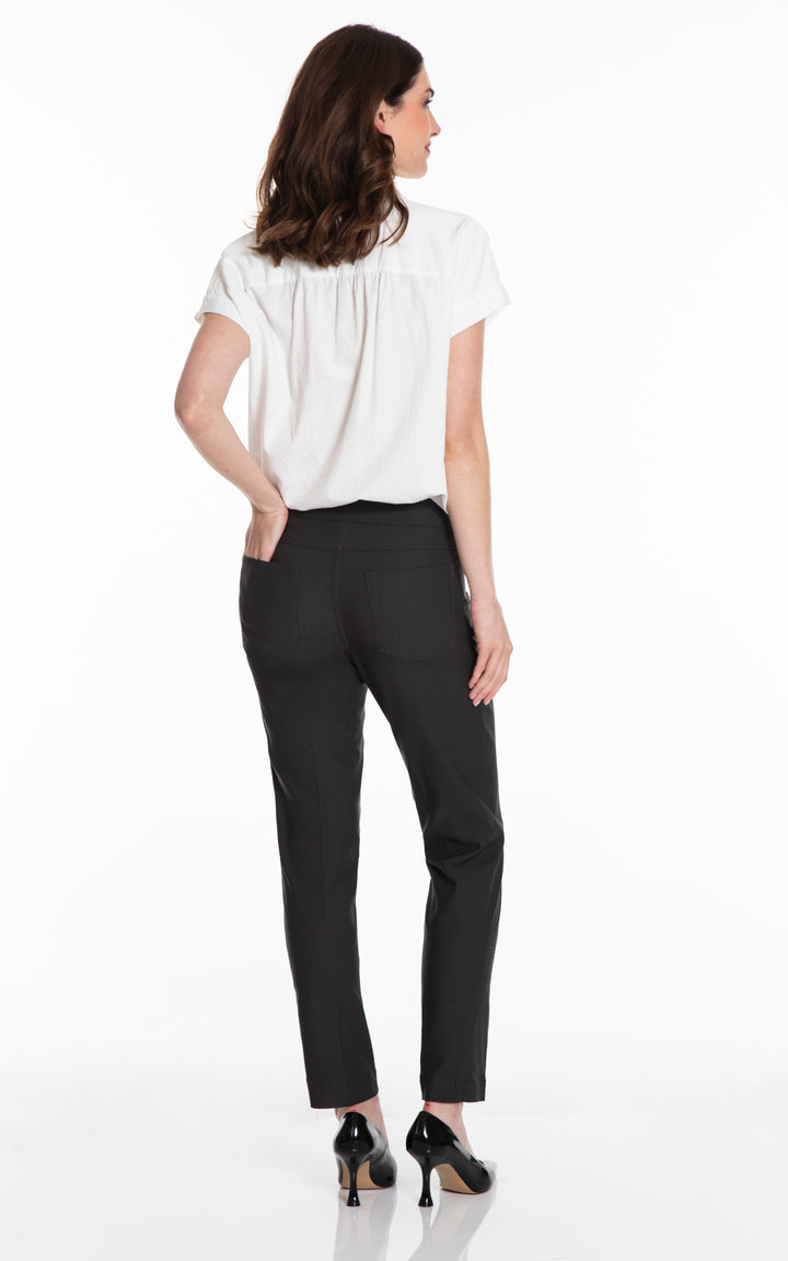 PULL ON ANKLE DRESS PANT W/ POCKETS - Black 14 PULL ON ANKLE DRESS PANT W/ POCKETS - Black 14