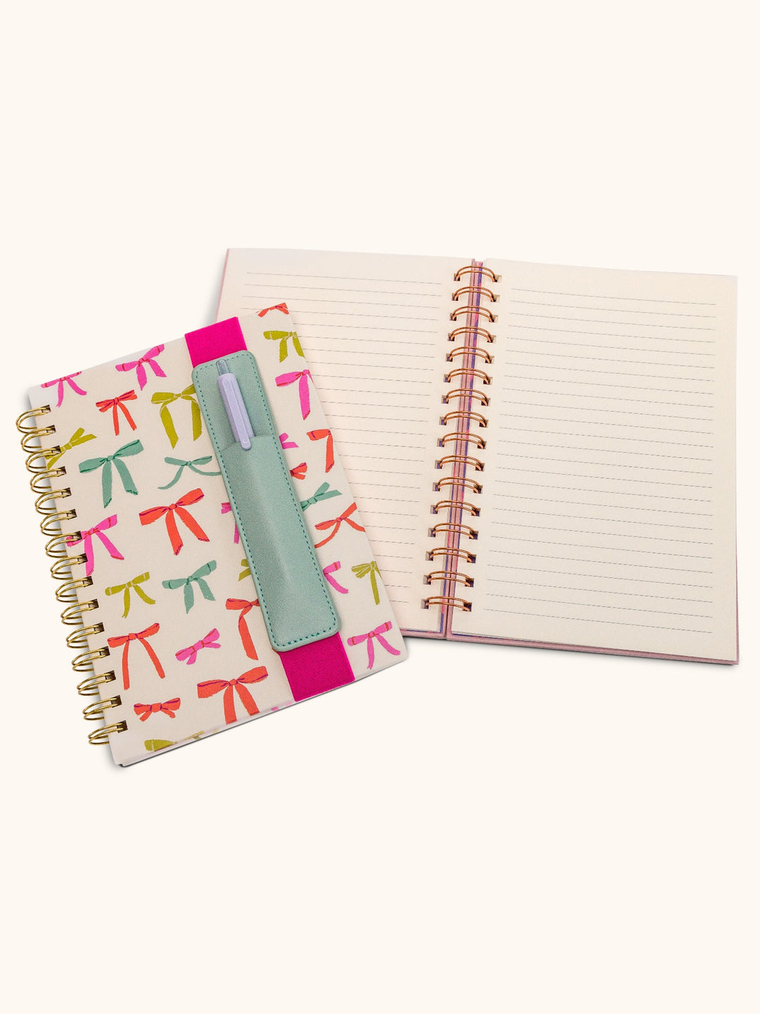 OLIVER NOTEBOOK WITH PEN POCKET - PUT A BOW ON IT