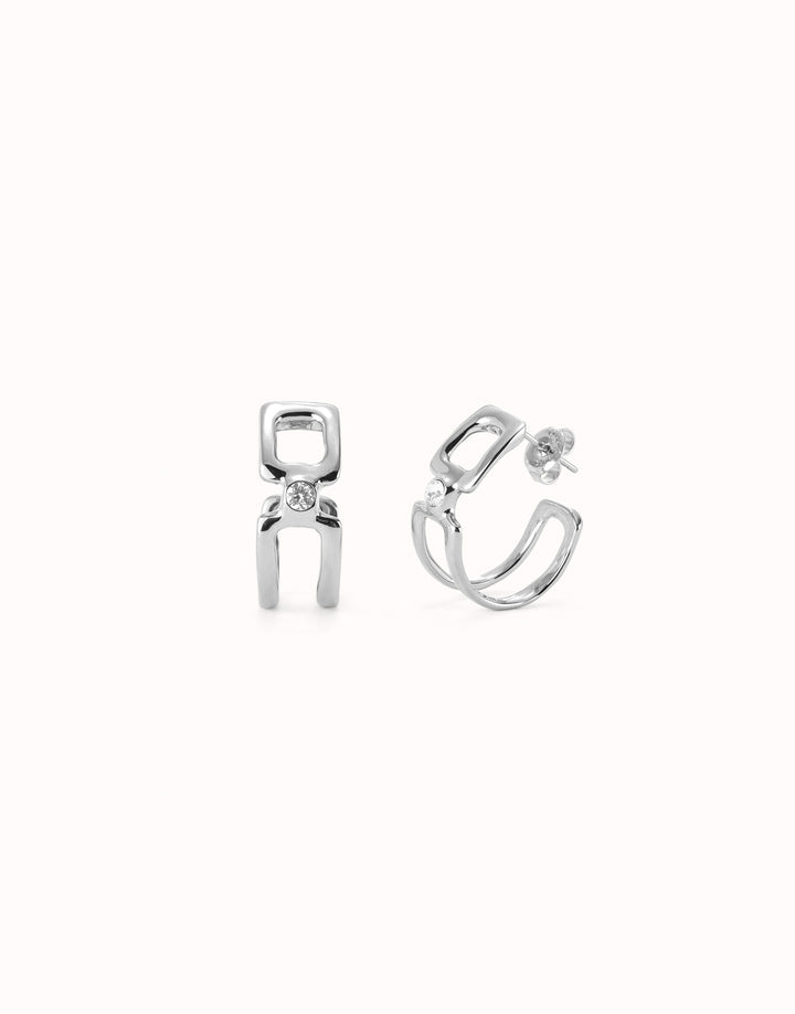 UNO DE 50 SER INDOMABLE EARRINGS - SILVER