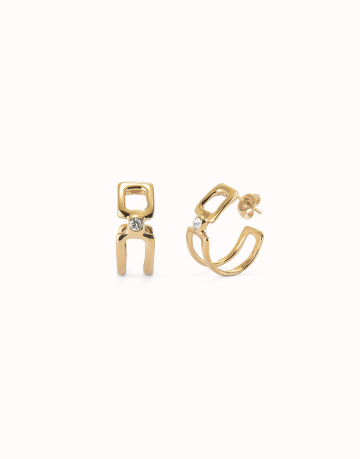 UNO DE 50 SER INDOMABLE EARRINGS - GOLD