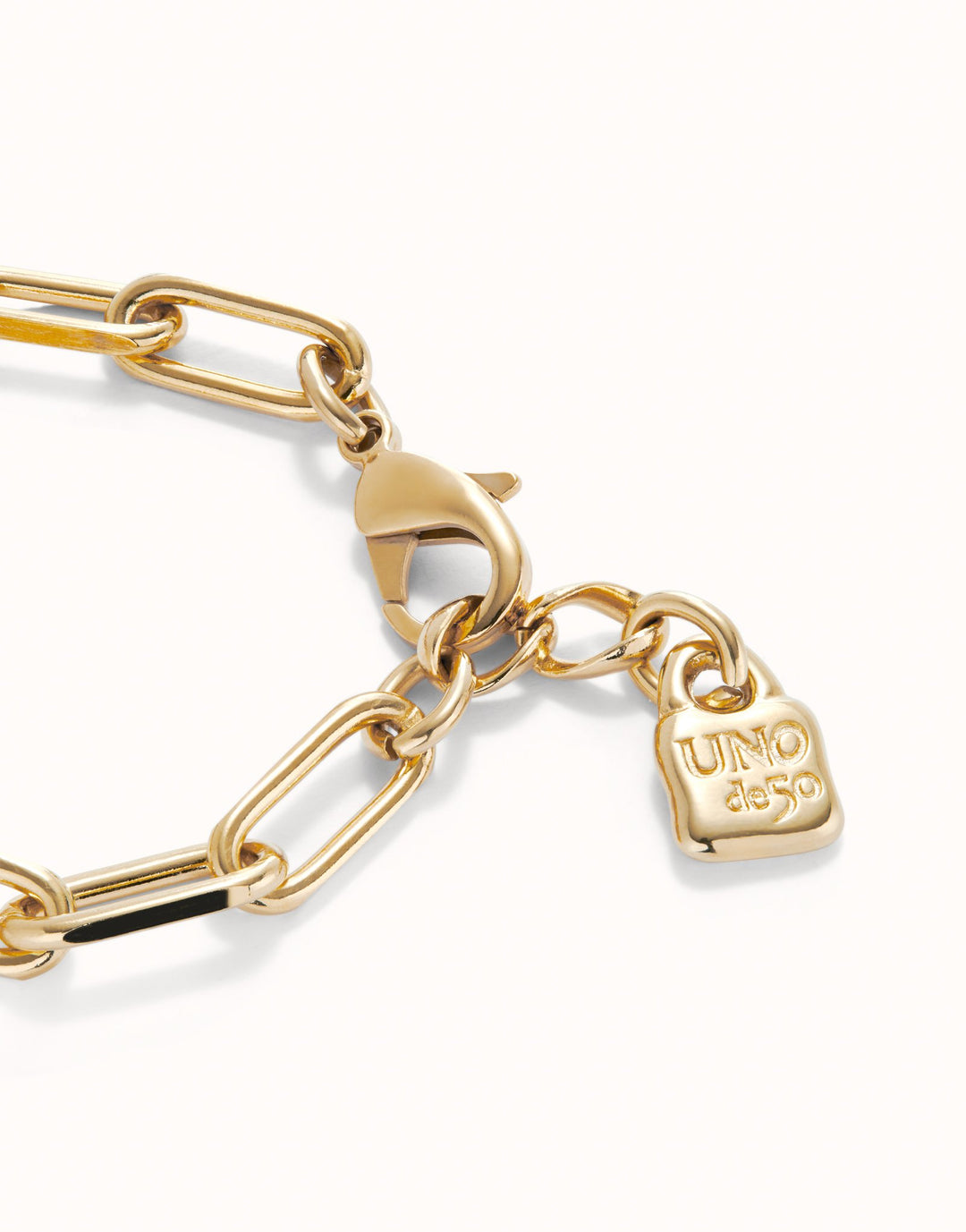 UNO DE 50 SER VALIENTE BRACELET - GOLD