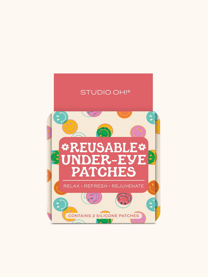 REUSABLE UNDEREYE PATCHES - HAPPY VIBES