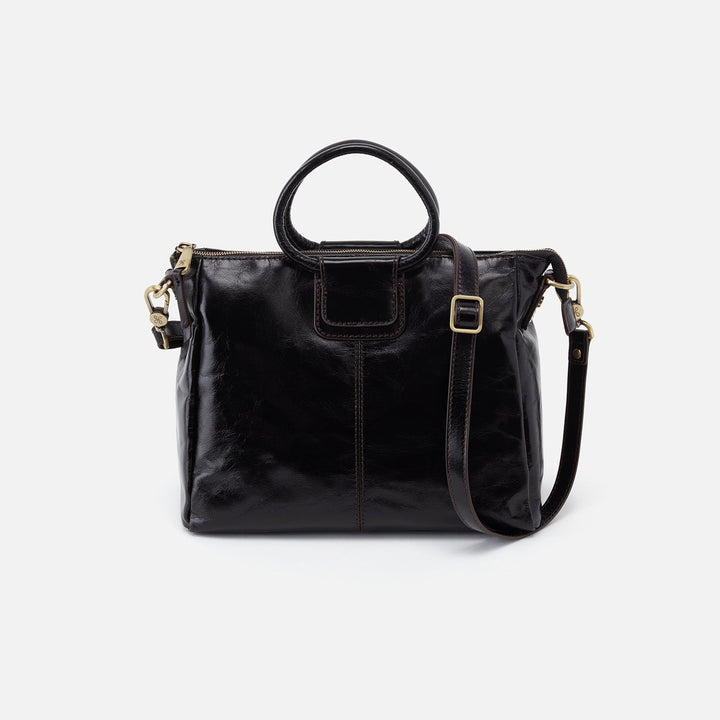 HOBO SHEILA MEDIUM SATCHEL - BLACK