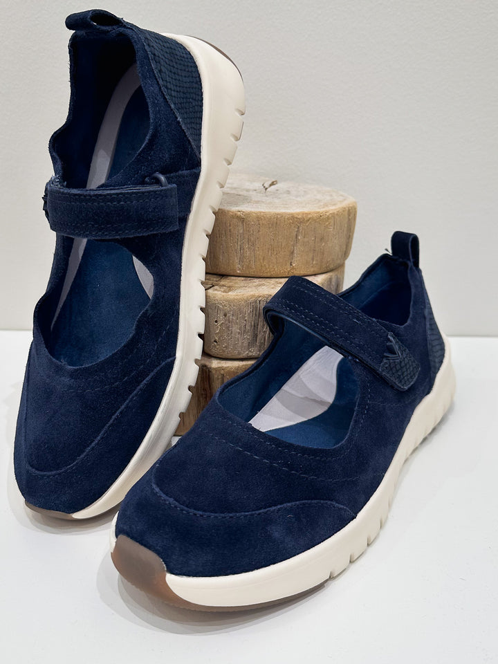 UPTOWN MARY JANE SNEAKER - NAVY BLAZER