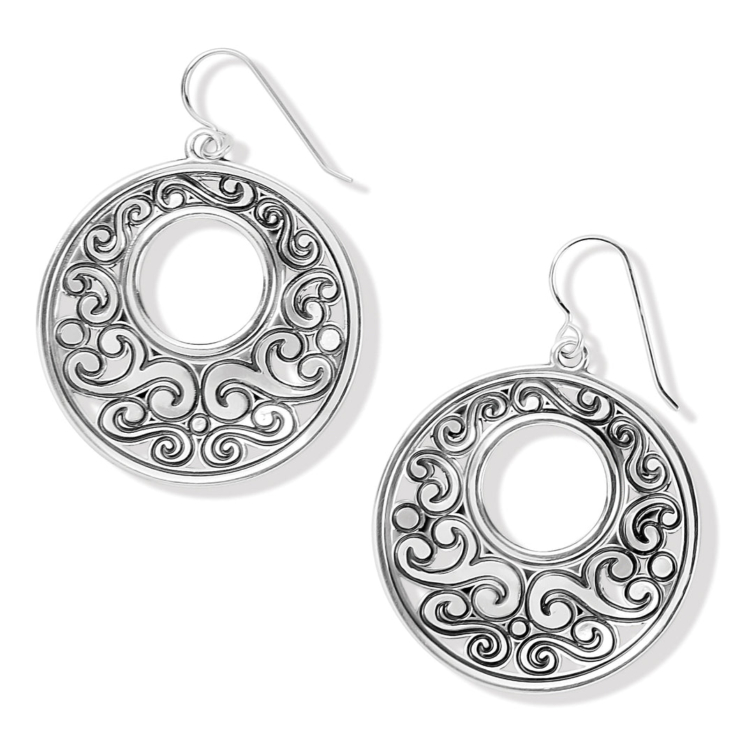 CONTEMPO NUEVO RING FRENCH WIRE EARRINGS - SILVER