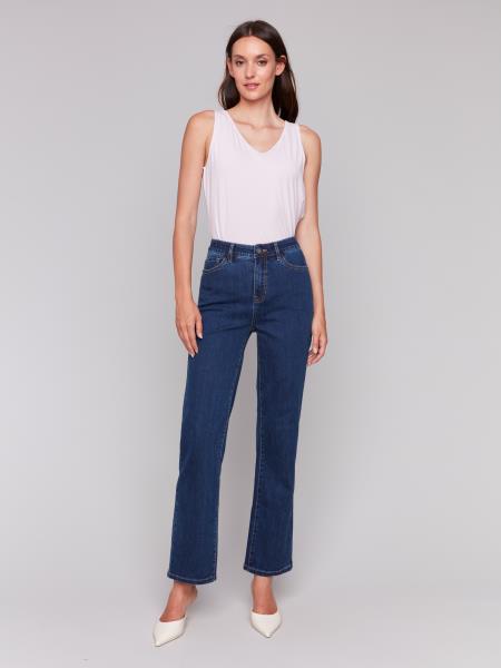 CHARLOTTE STRAIGHT LEG JEANS - INDIGO