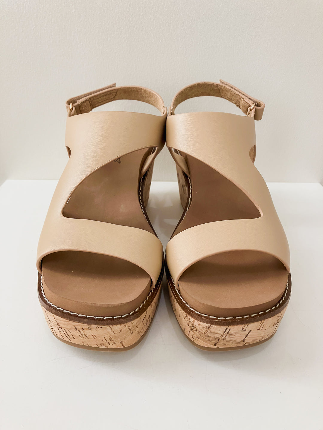 CORKY'S STEPPIN OUT WEDGE SANDAL - CAMEL