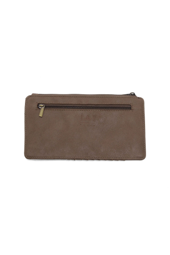 NEW KARA MINI WALLET - TAUPE