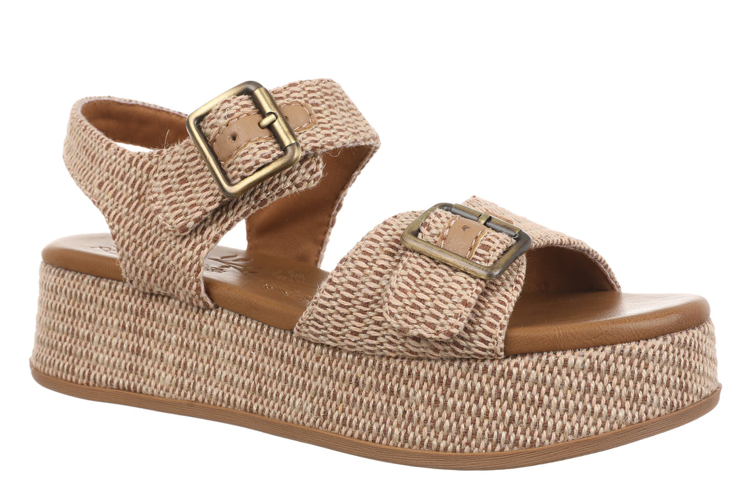 BLOWFISH MAGICAL PLATFORM SANDALS - NATURAL