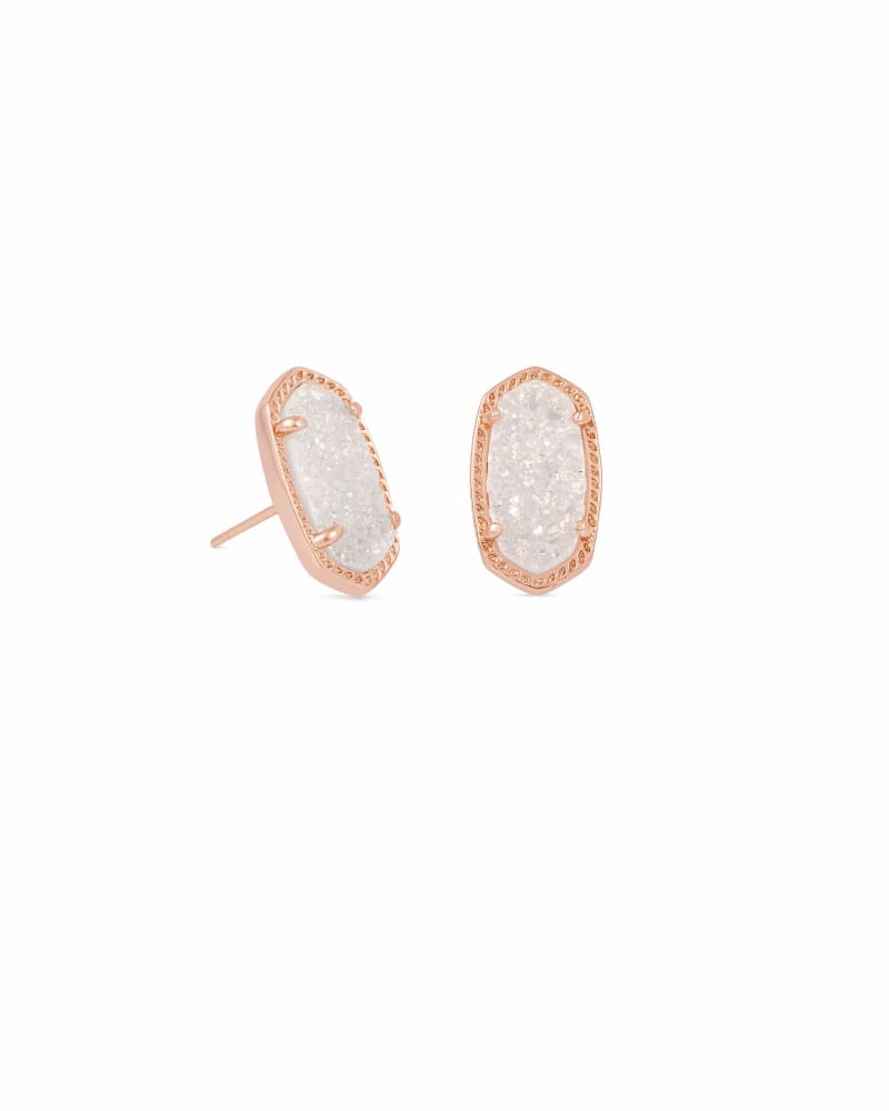 ELLIE DRUSY EARRINGS, RHOD/IRID