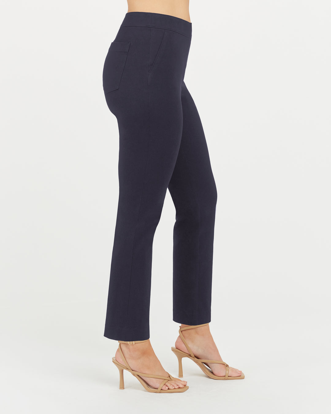 SPANX ON-THE-GO ANKLE SLIM STRAIGHT PANT - CLASSIC NAVY