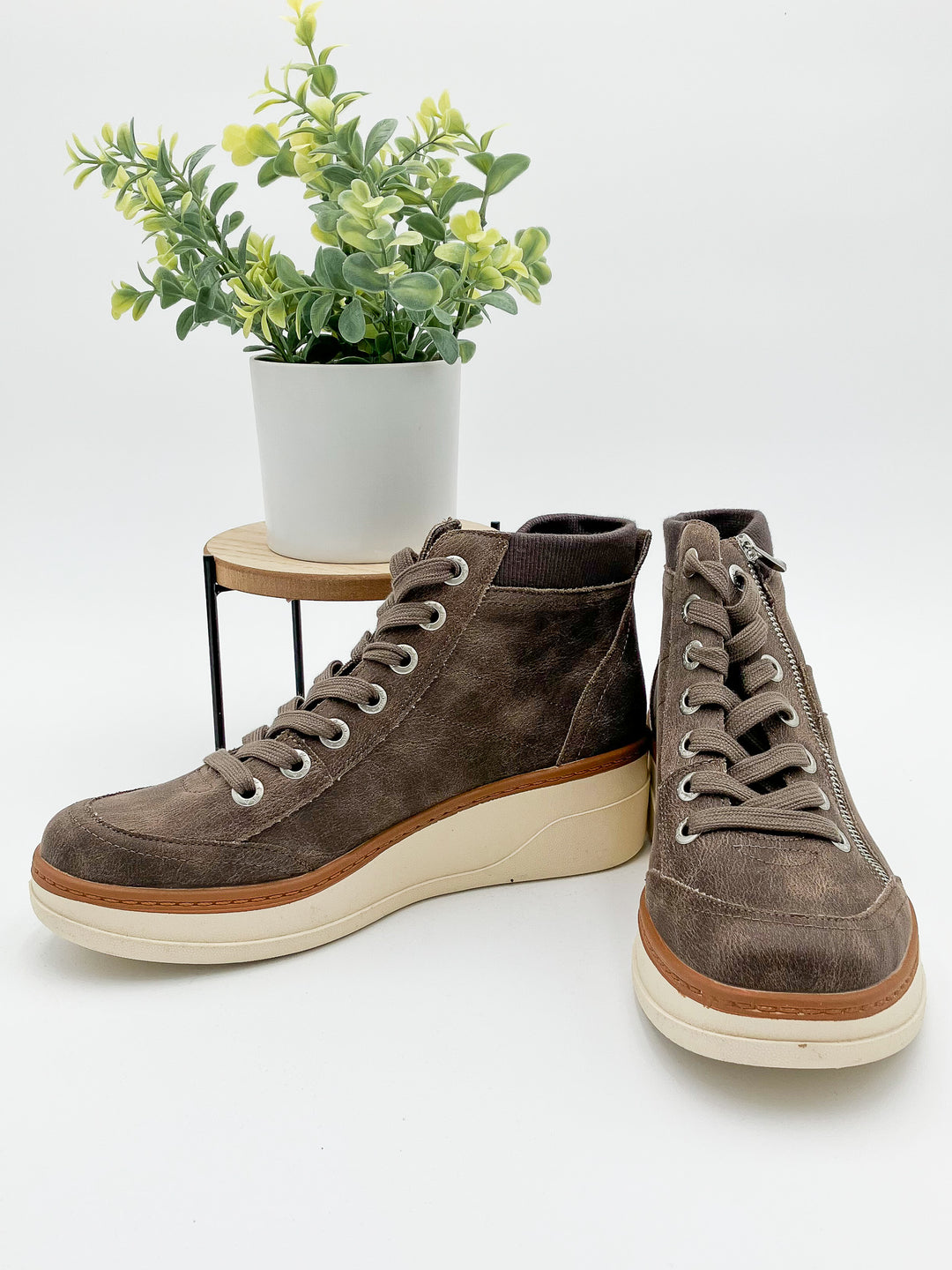BLOWFISH CAMDEN HIGH TOP SNEAKER - GREY