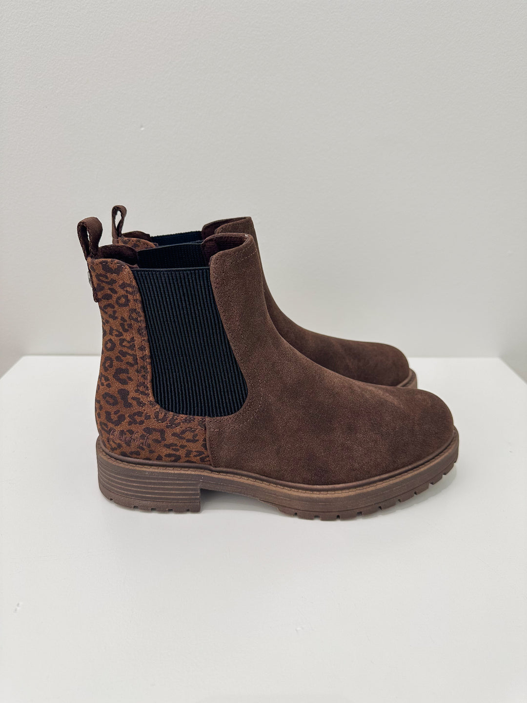 BLOWFISH ALFIE PULL ON BOOT - DARK BROWN LEOPARD