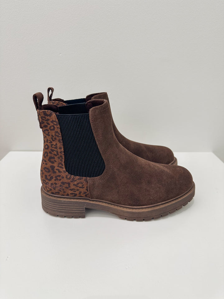 BLOWFISH ALFIE PULL ON BOOT - DARK BROWN LEOPARD