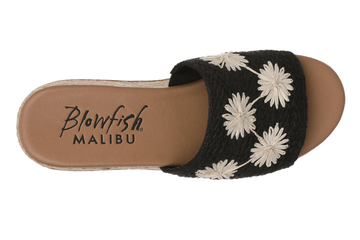 BLOWFISH MARSHLO SUN ESPADRILLE WEDGE SANDAL - BLACK