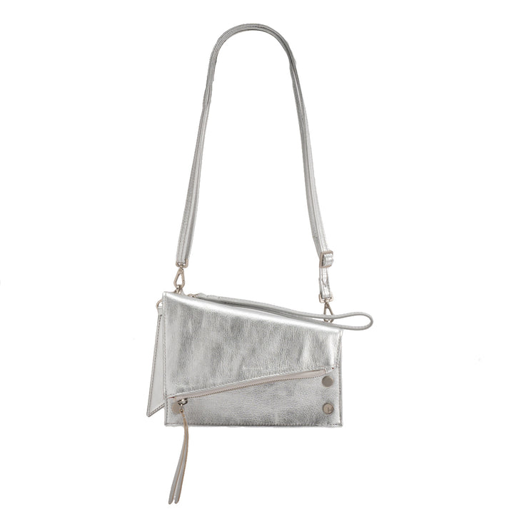 HAMMITT CURTIS CROSSBODY BAG - SIDEWALK SILVER/BRUSHED SILVER