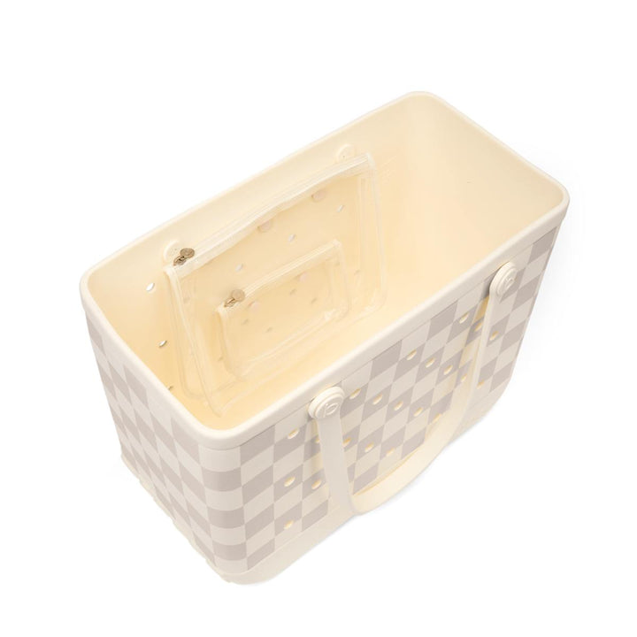 BOGG BAG CHECKERED - COCONUT/MUSHROOM