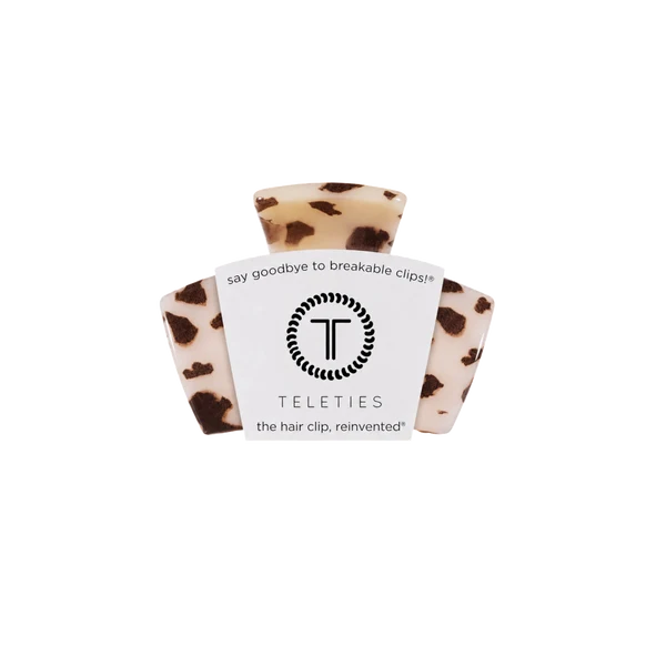 TELETIES PETITE CLASSIC HAIR CLIP - BLONDE TORTOISE