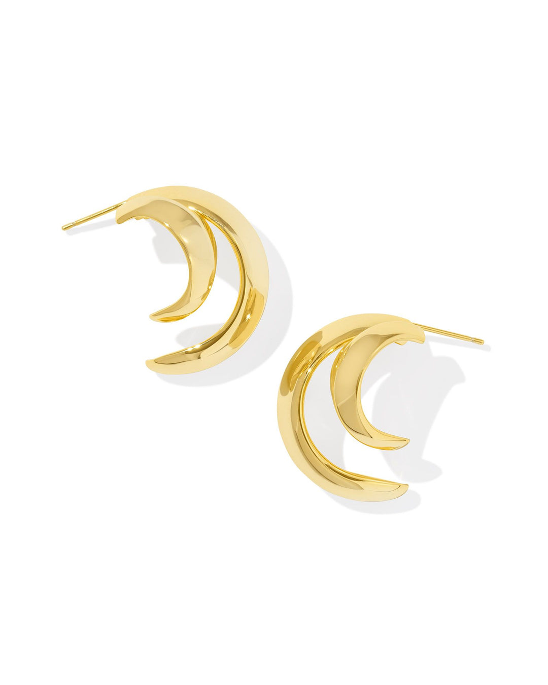 LIANA DOUBLE HOOP EARRINGS - GOLD