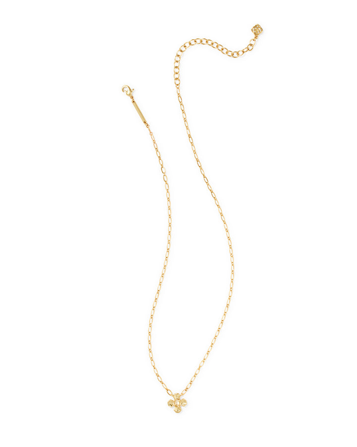 KENDRA SCOTT LEANNE SHORT PENDANT NECKLACE - GOLD NATURAL MOP