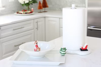 paper towel holder - pinstripes