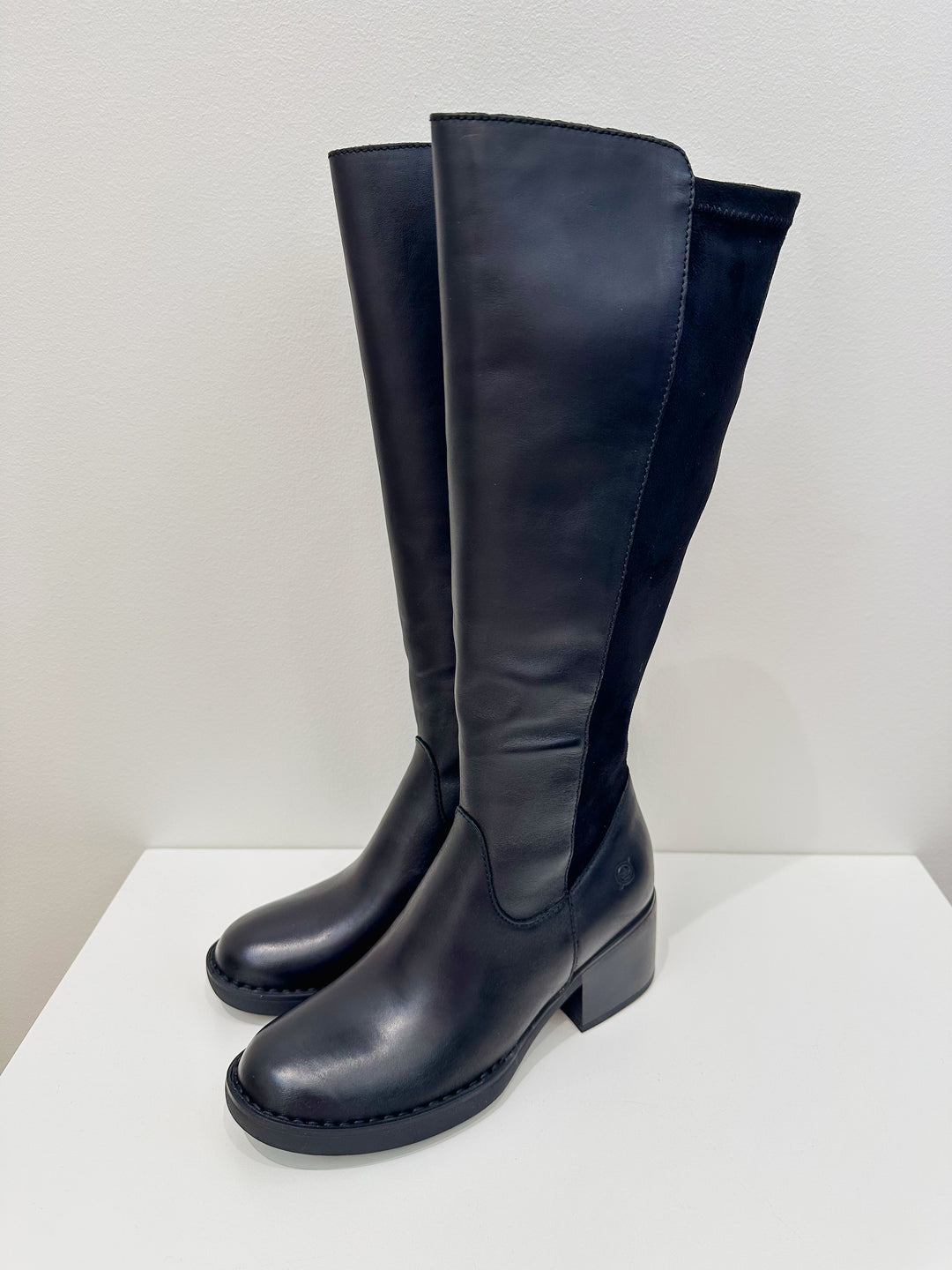 BORN VIOLETTE TALL BOOTS - BLACK