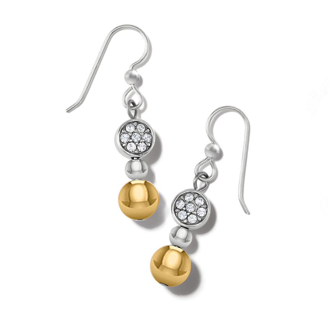 MERIDIAN PRIME FRENCH WIRE EARRINGS - SILVER-GOLD