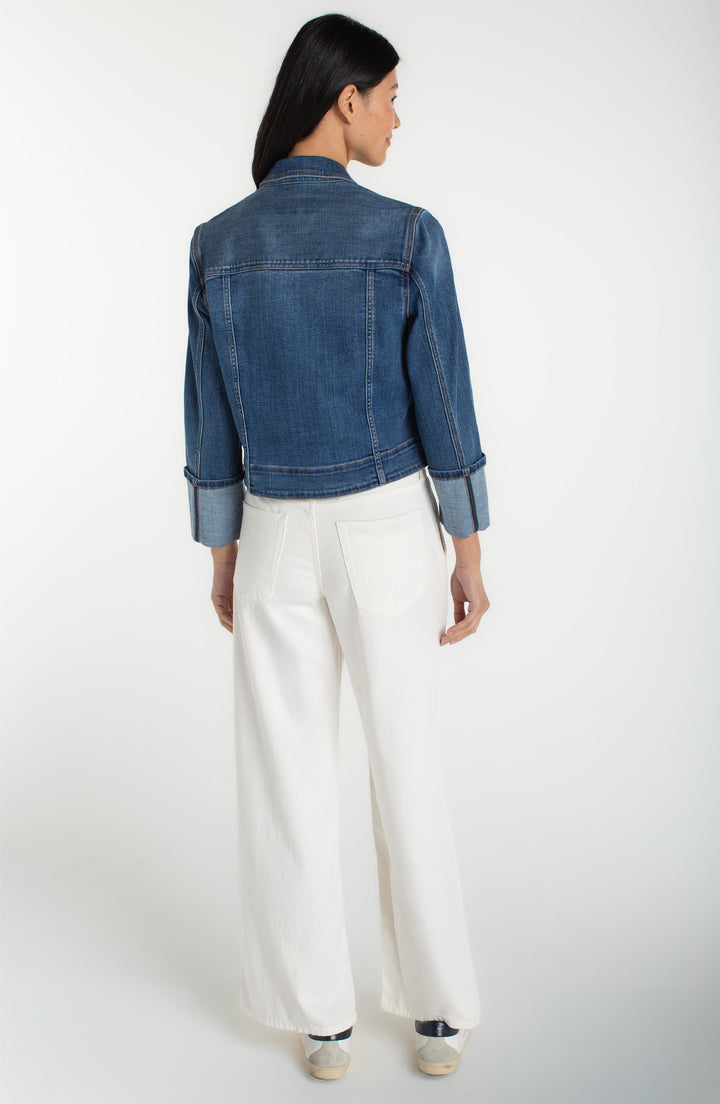 BRACELET LENGTH HIGH CUFF TRUCKER JACKET - WEST WAYS