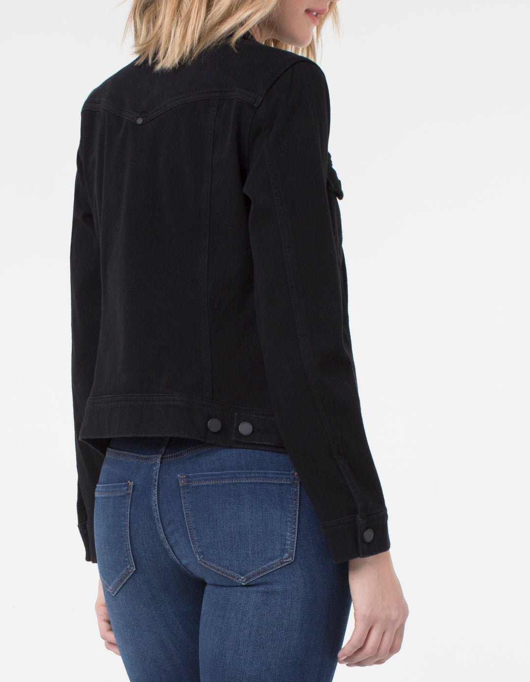CLASSIC POWERFLEX JEAN JACKET - BLACK RINSE
