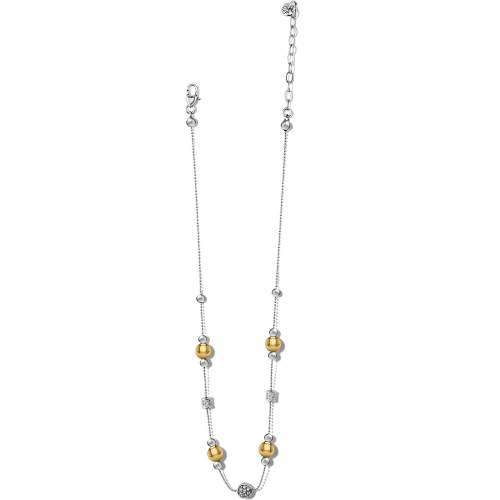 MERIDIAN PRIME SHORT NECKLACE - SILVER-GOLD