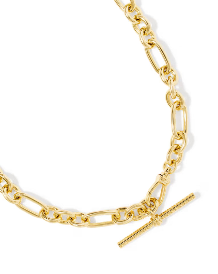 KENDRA SCOTT EMBRY LINK AND CHAIN NECKLACE - GOLD