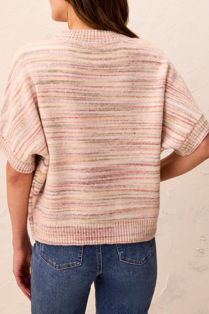 EXTENDED SLEEVE CREW NECK SWEATER - PASHMINA