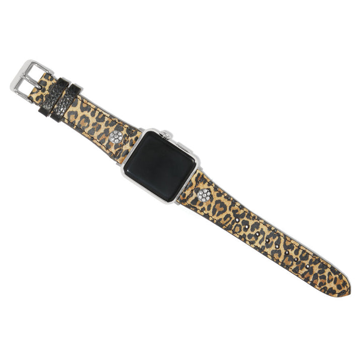 CATWALK LEATHER APPLE WATCH BAND - LEOPARD