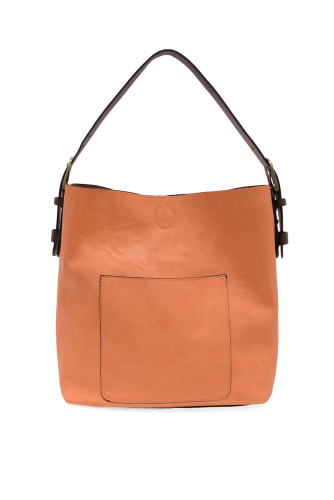 CLASSIC HOBO COFFEE HANDLE HANDBAG - CORAL PEACH