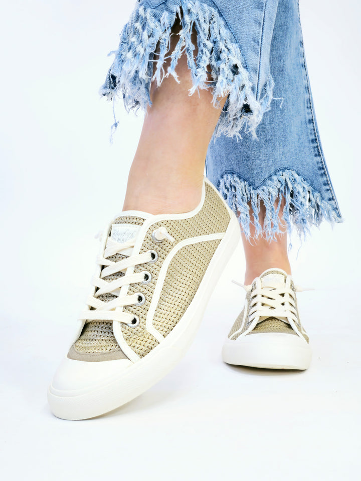 BLOWFISH MYSTICAL SNEAKER - TAUPE/SILVER