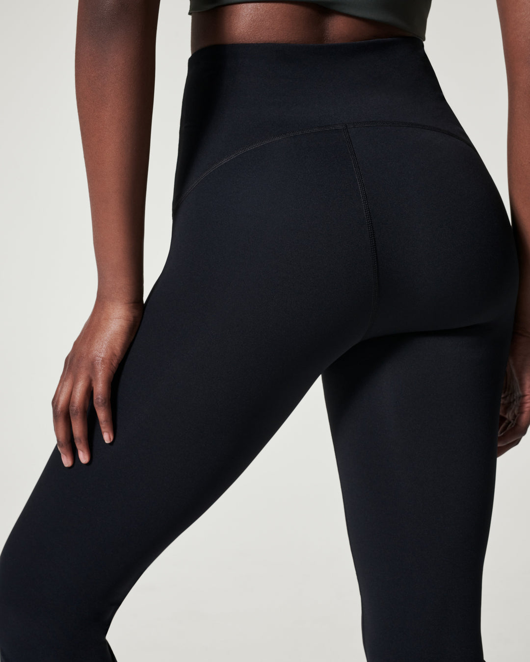 BOOTY BOOST FLARE YOGA PANTS - BLACK